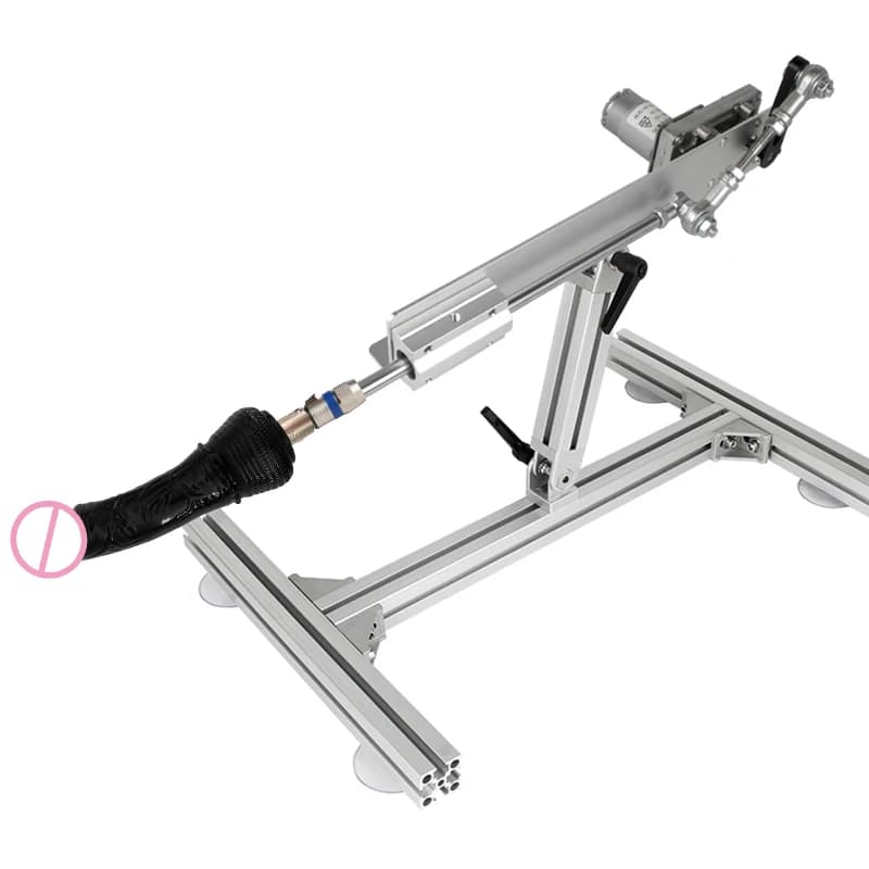 Macchina del Sesso Automatica Telescopica a Grande Corsa con Dildo e Supporto, Grande Spinta Femminile 3XLR, Kit per Masturbazione Sessuale 100V-240V