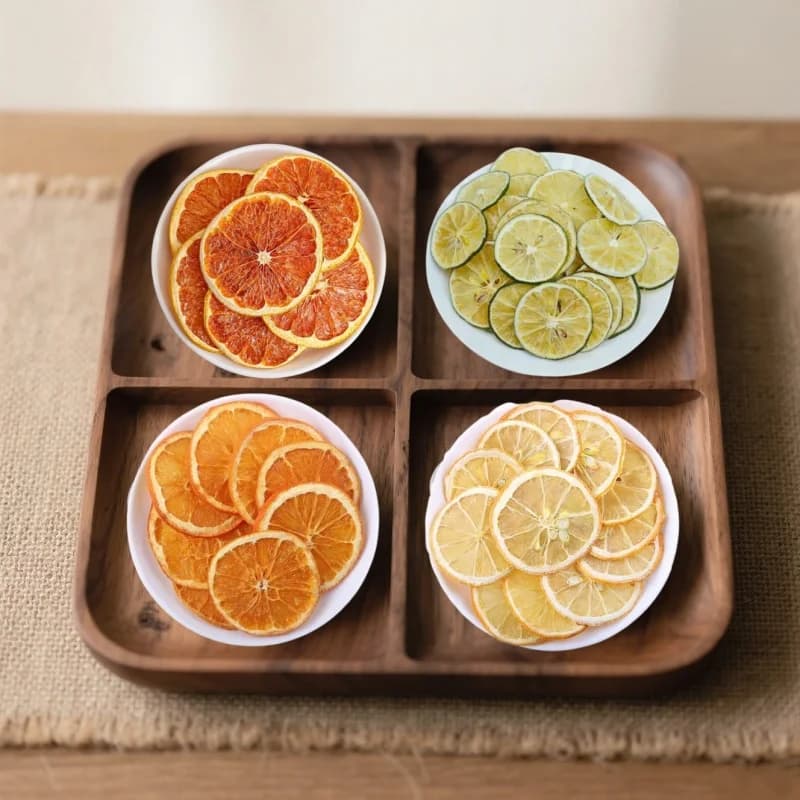 Fetta di pompelmo arancione limone secco naturale premium per la decorazione domestica di nozze Mix di fiori di sapone Candela Artigianato d'arte