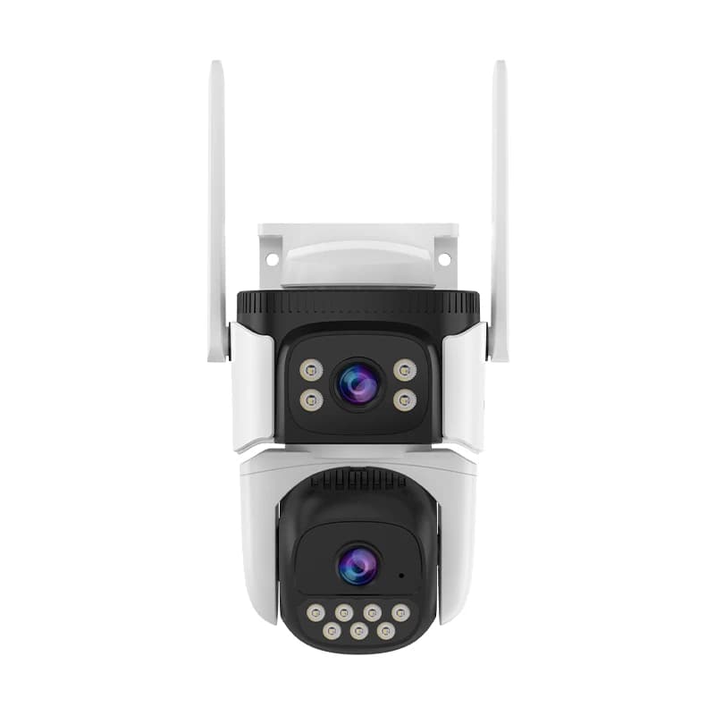 Telecamera IP Dome Wireless PTZ Vstarcam O-kam APP 4MP a Doppia Lente, Rilevamento AI Umanoide a Colori, Sicurezza Domestica, Monitoraggio Bambini