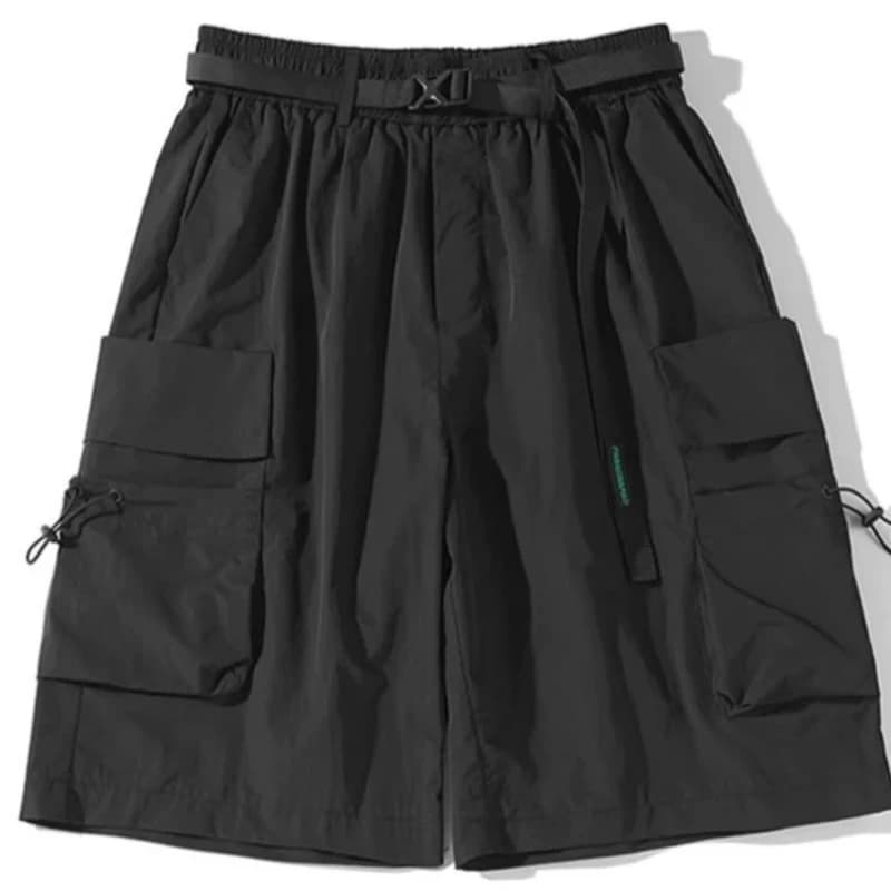 Multi-Pocket Men's Cargo Shorts Summer Techwear Streetwear Baggy Clothing Thin Design Holiday Outdoor Sport Basketball Shorts