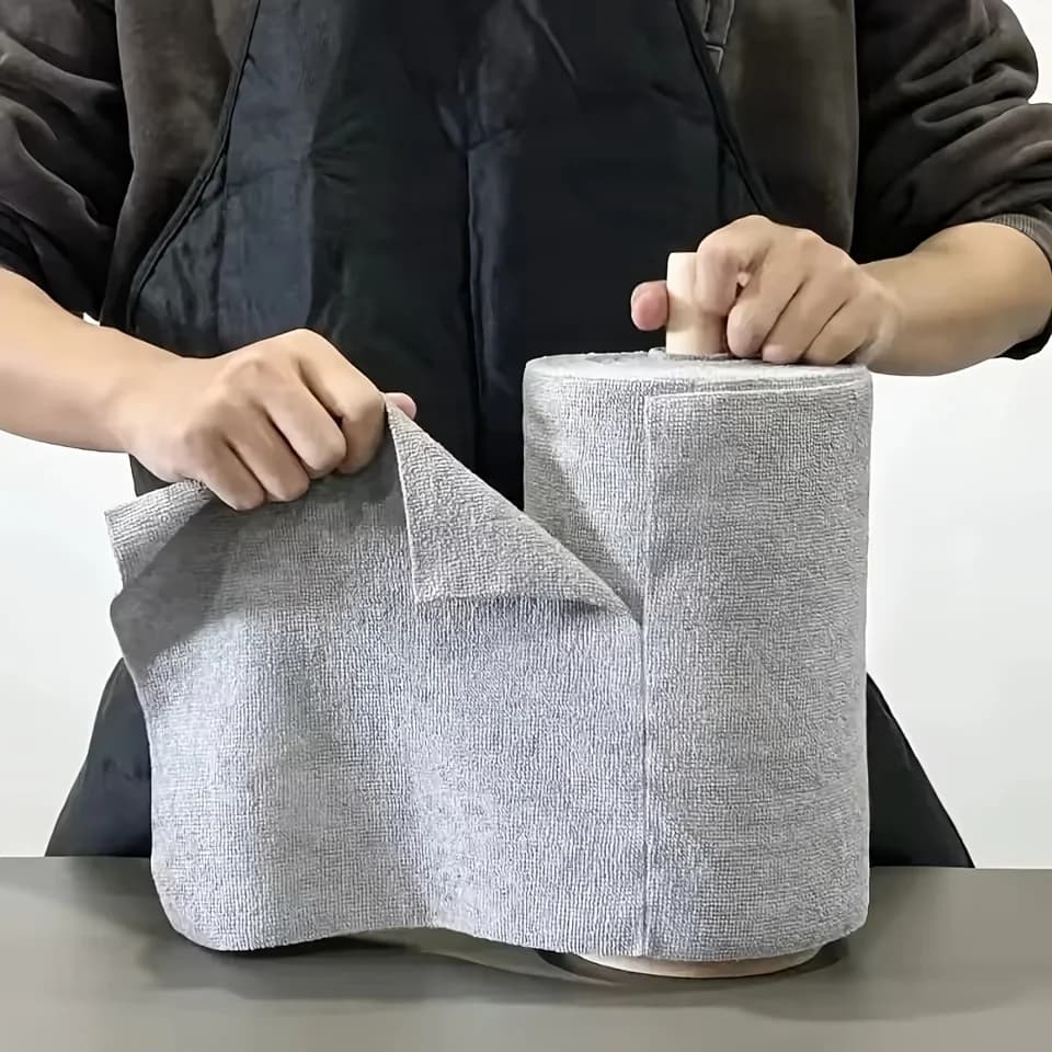 20 sheets/roll of microfiber rubbish – Multi-functional double-sided kitchen cloth, ideal for cleaning tools, kitchen accessories