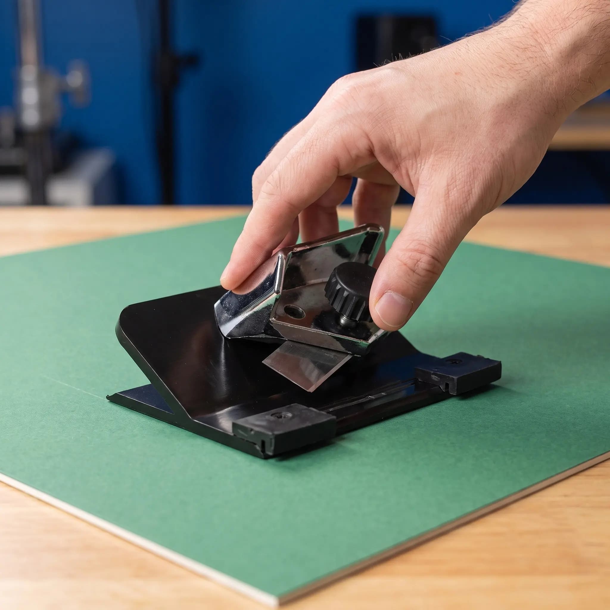 Bevel Mat Cutter Head 30 Degree Angle Mat Board Cutting Tool Push Style Paper Cutter for Thick Cardstock Framing Scrapbooking