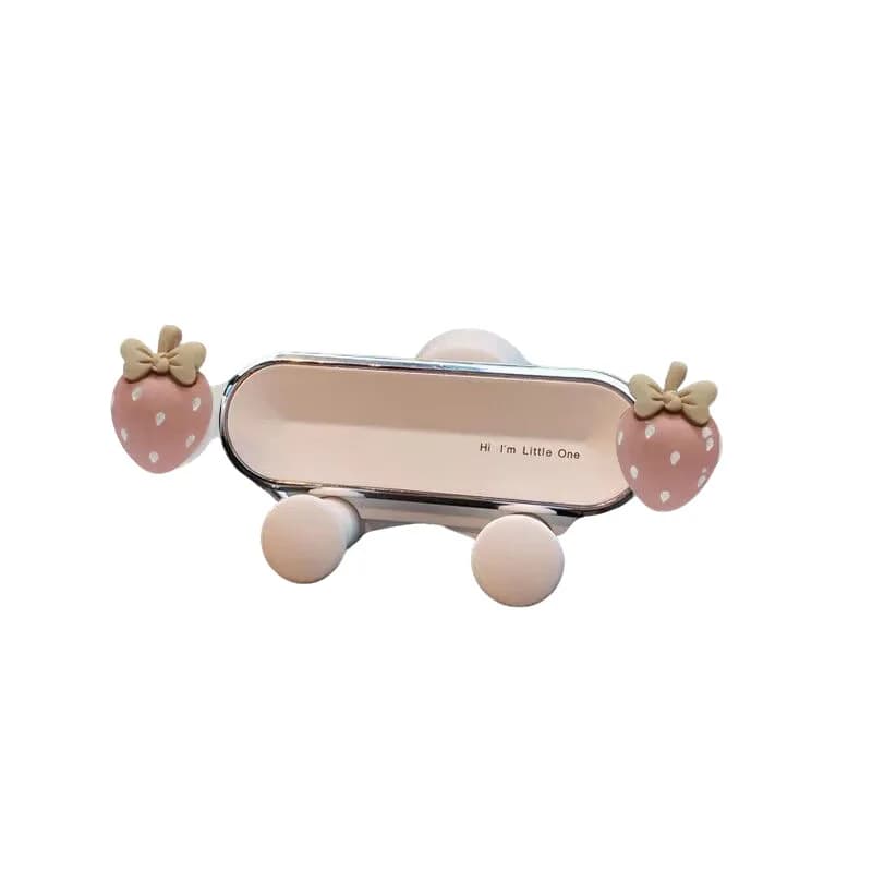 Supporto per telefono da auto con presa sicura, design carino e kawaii, per donne.