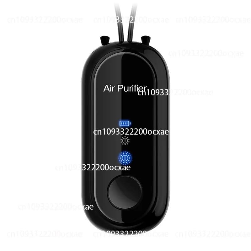 Purificatore d'aria portatile, tracolla, piccolo generatore di ioni negativi, un strumento magico per prevenire formaldeide e fumo di seconda mano