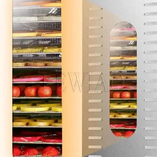 Essiccatore Commerciale Grande in Acciaio Inossidabile per Frutta e Verdura, Disidratatore Alimentare, Macchina per Disidratazione