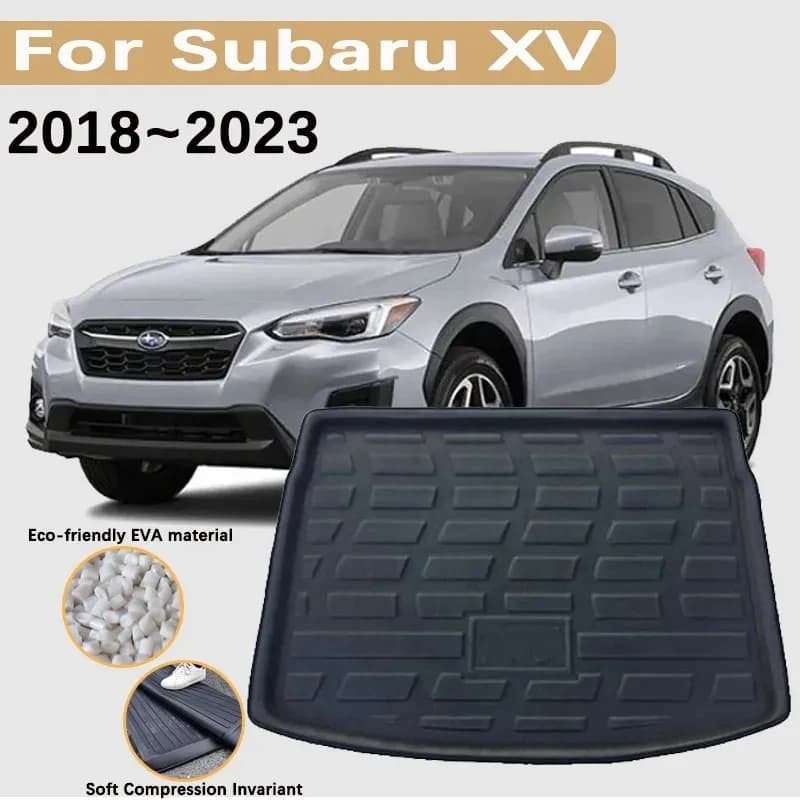 Materiale EVA per Subaru XV 2018 ~ 2023 accessori Crosstrek GT 2022 tappetino per bagagliaio tappetino per bagagliaio tappetino impermeabile per moquette