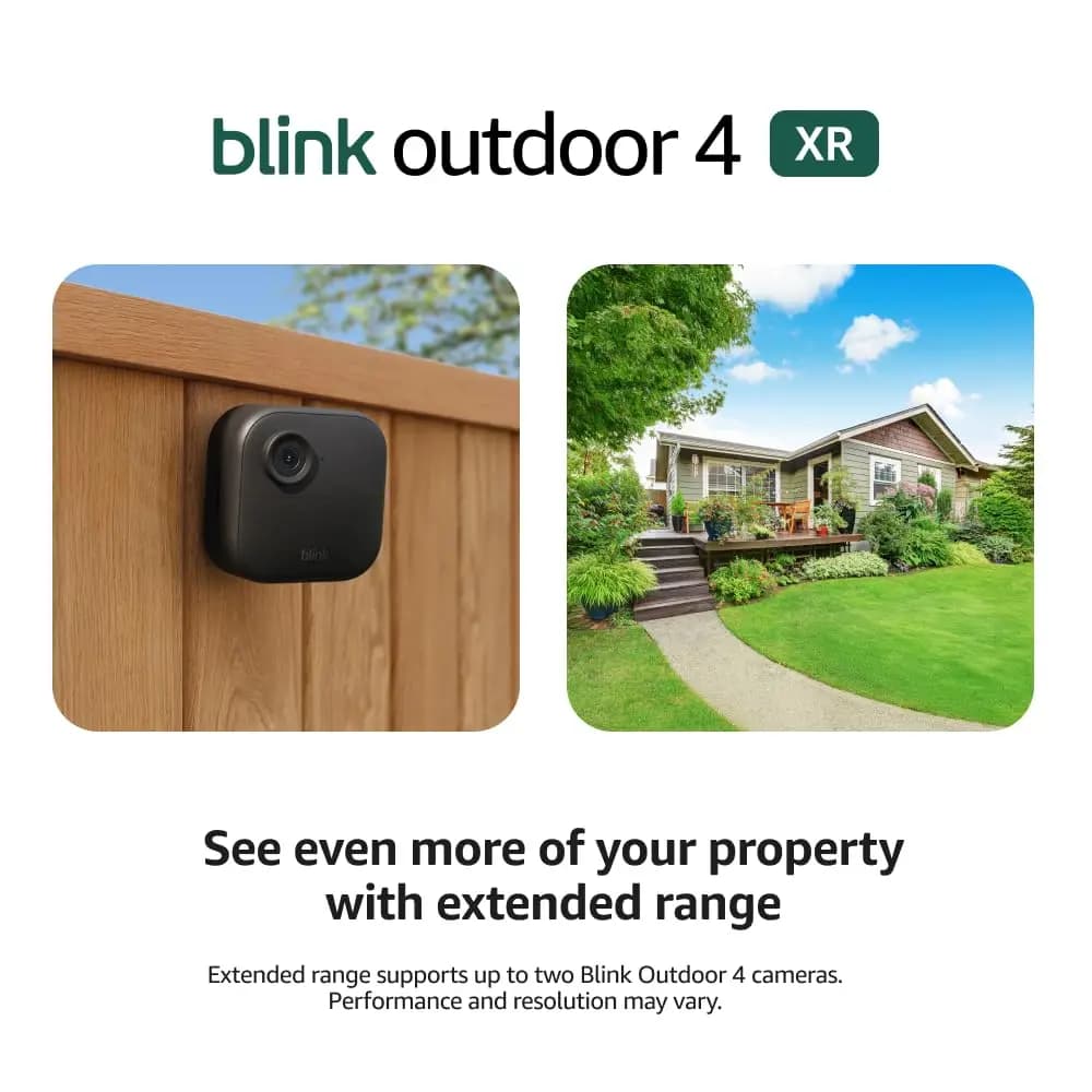 Sistema di Telecamere di Sicurezza Wireless con Batteria a Due Anni, Copertura 4x, Portata Esterna di 300 Metri, Ideale per Monitoraggio Domestico