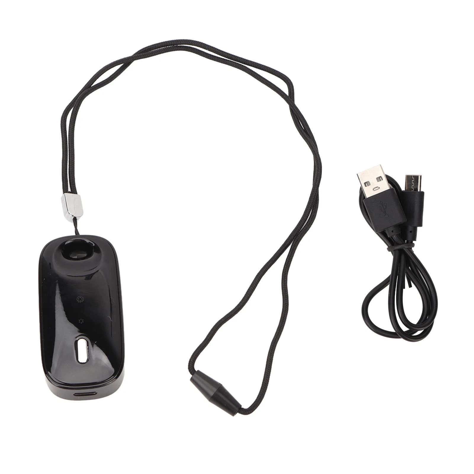 Wearable Air Necklace Portable Wearable Mini Hanging Neck Negative Ion Air Cleaner for Running Fitness Travel