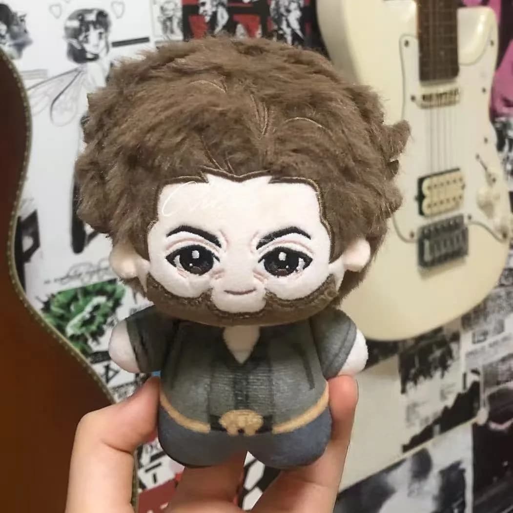 10cm ‌Anime James Logan Howlett Plushie Stuffed Logan Figures Plush Doll Toys Keychain Pendant Holiday Xmas Birthday Fans Gifts