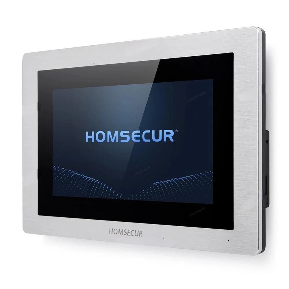 (Not Standalone) HOMSECUR BA14F Touch Screen Monitor 84709TM-FHD with 12 Ringtones for HDK Video Door Phone Intercom Doorbell