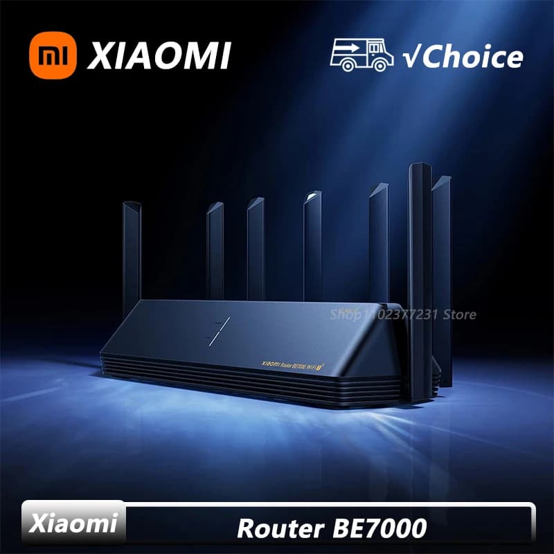 NUOVO Router Xiaomi BE7000 Tri-Band WiFi Ripetitore 1GB Mesh USB 3.0 IPTV 4 Porte Ethernet 2.5G Modem Amplificatore di Segnale WiFi 7