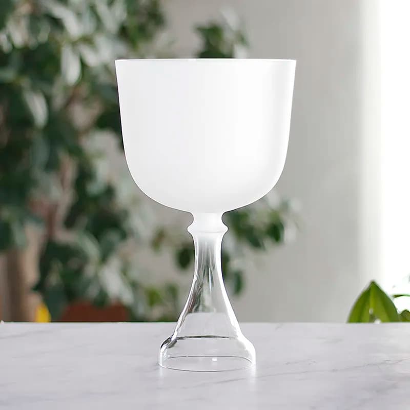 Meditation Singing Bowl Sound Healing Yoga 5-7 Inch Crystal Sing Bowl Matte Relaxation Quartz Bowls Instruments Percussion