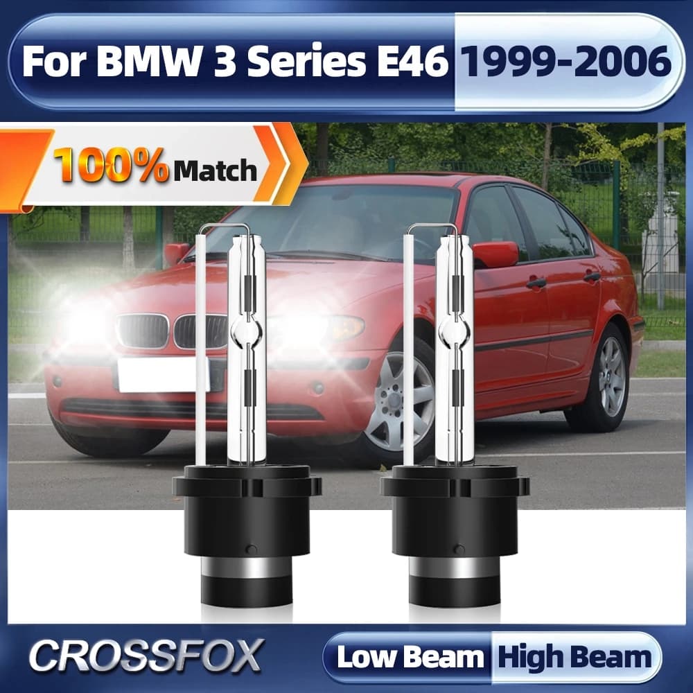 CROSSFOX 35W D2S Xenon HID Lampadine per fari Aggiornamento Fiala per BMW Serie 3 E46 1999 2000 2001 2002 2003 2004 2005 2006