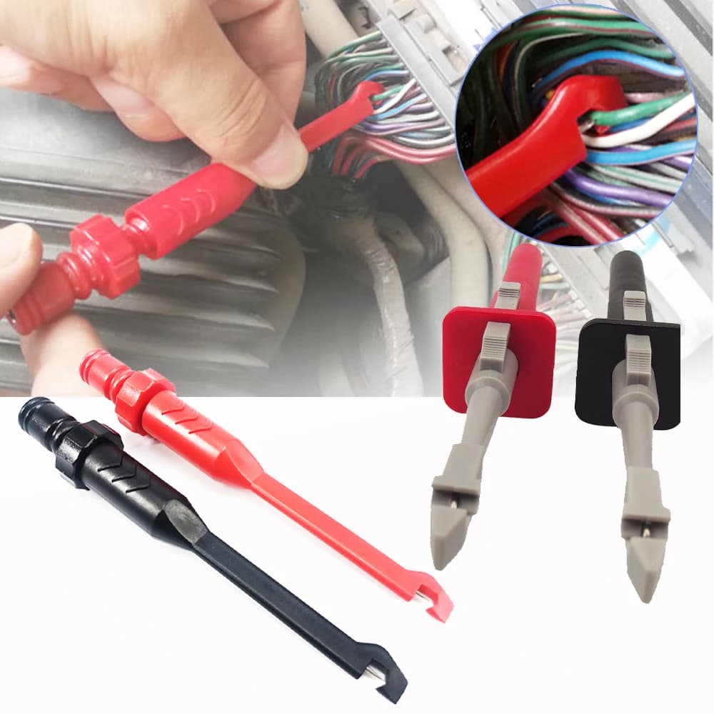 Spiral probe for isolated punches, diagnostic tool for automotive circuit detection