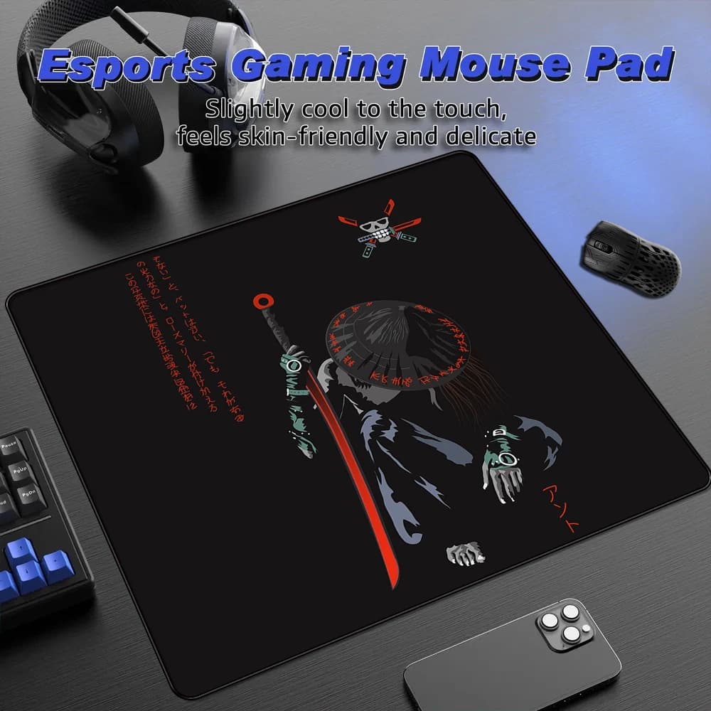 Play Mouse Mat Samurai Japanese Gamer Professional mouse pad for ultrafine surface balance E-Sport 45 * 40 cm Waterproof mouse pad