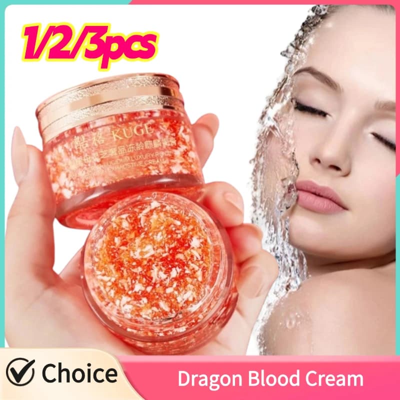 1/2/3 pezzi Crema al retinolo al sangue di drago Crema viso idratante nutriente Migliora la pelle secca e ruvida Crema per la cura della pelle del viso