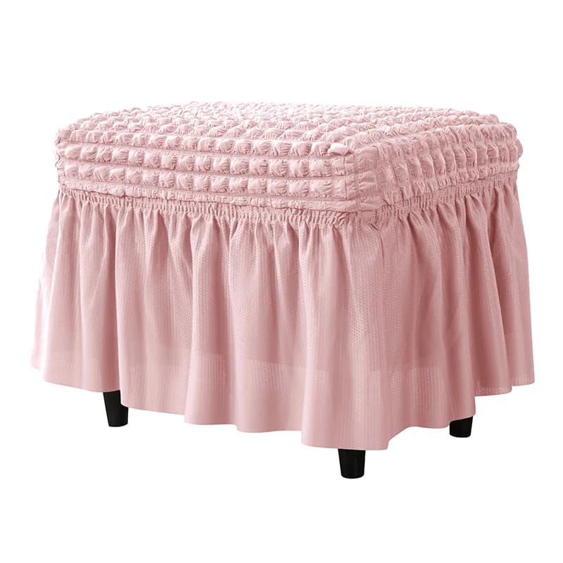 Universal Elastic Bubble Full Cover Skirt Footrest Cover Dust Cover Shoe Replacement Sofa Cover Single Person Couch Cover