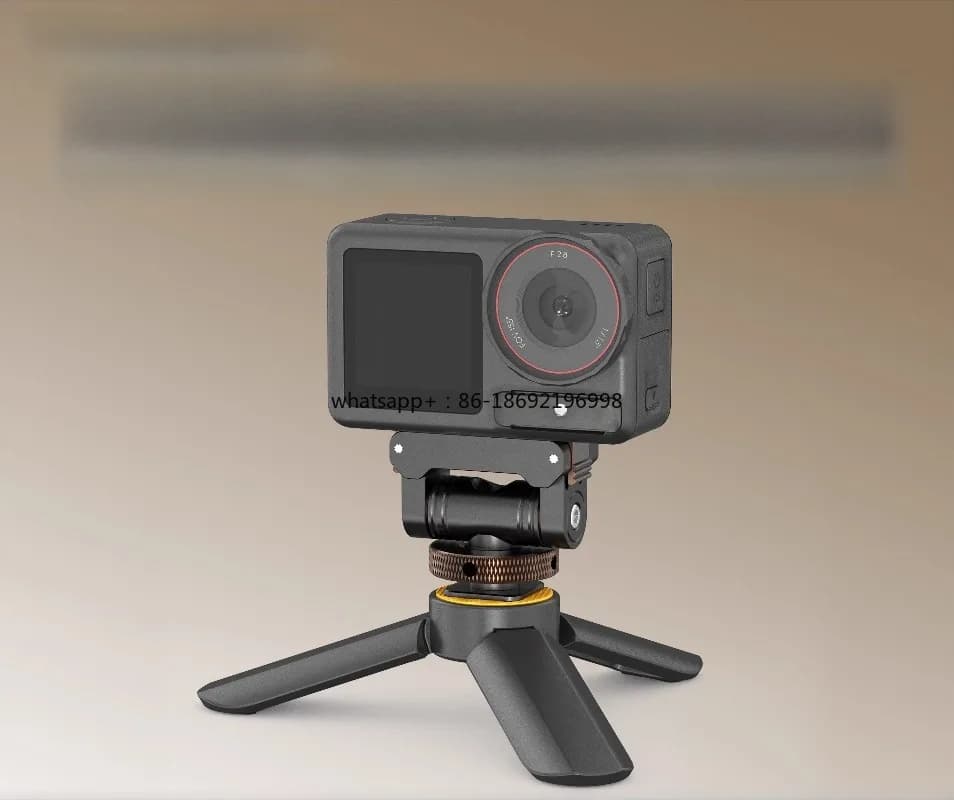 Mini Treppiede Portatile da Tavolo, Supporto Fisso per Riprese, Stabilizzatore, Asta Estensibile per Selfie