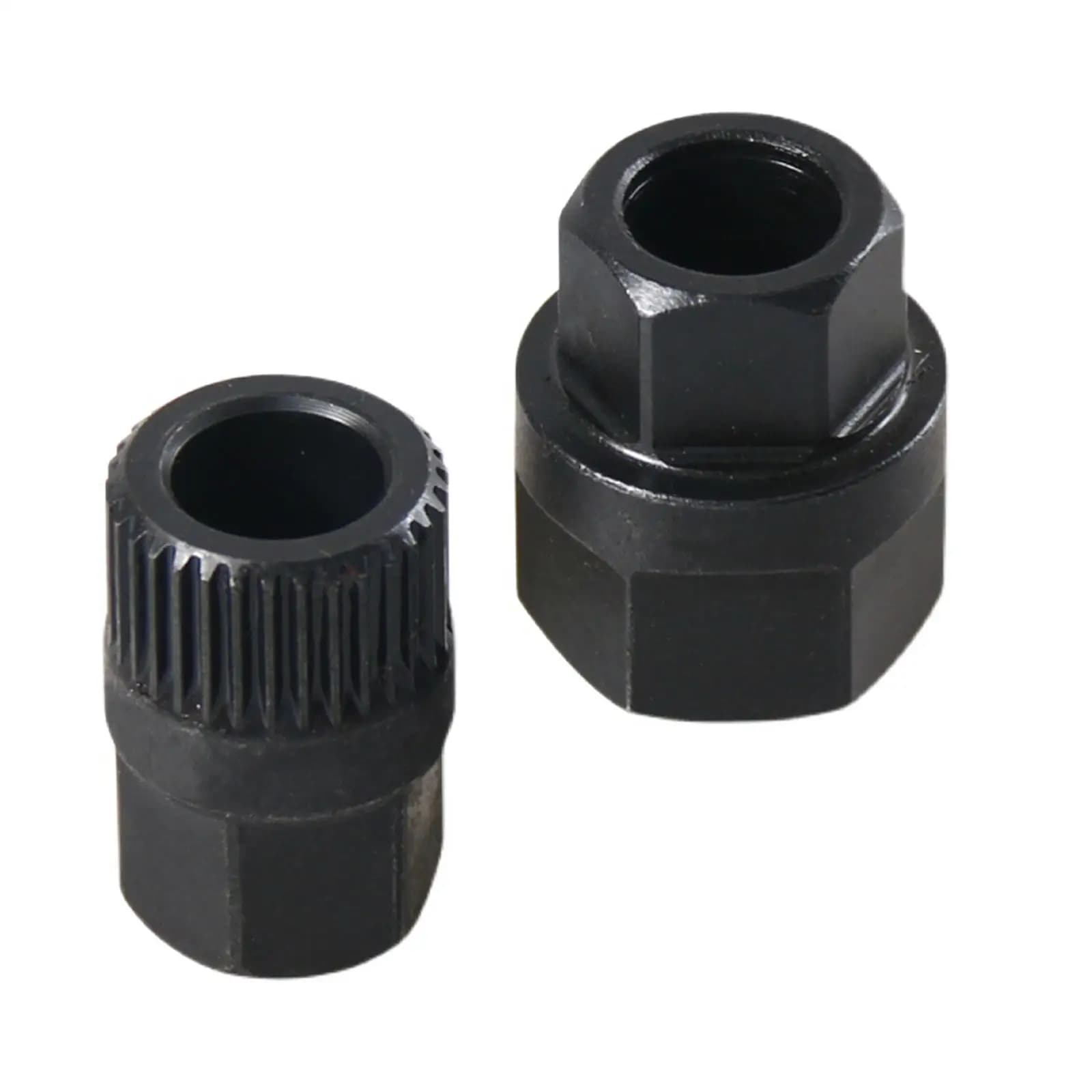 Alternator Pulley Removal Tool Set 33 Tooth Freewheel Nut Socket Steel Accs for Vehicle Repair