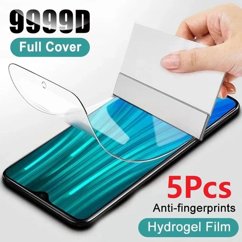 5Pcs Hydrogel Film For Xiaomi Redmi Note 13 12 Pro Plus 11 Poco X6 X5 Pro Xiaomi 13T 12T 11T Pro Screen Protector