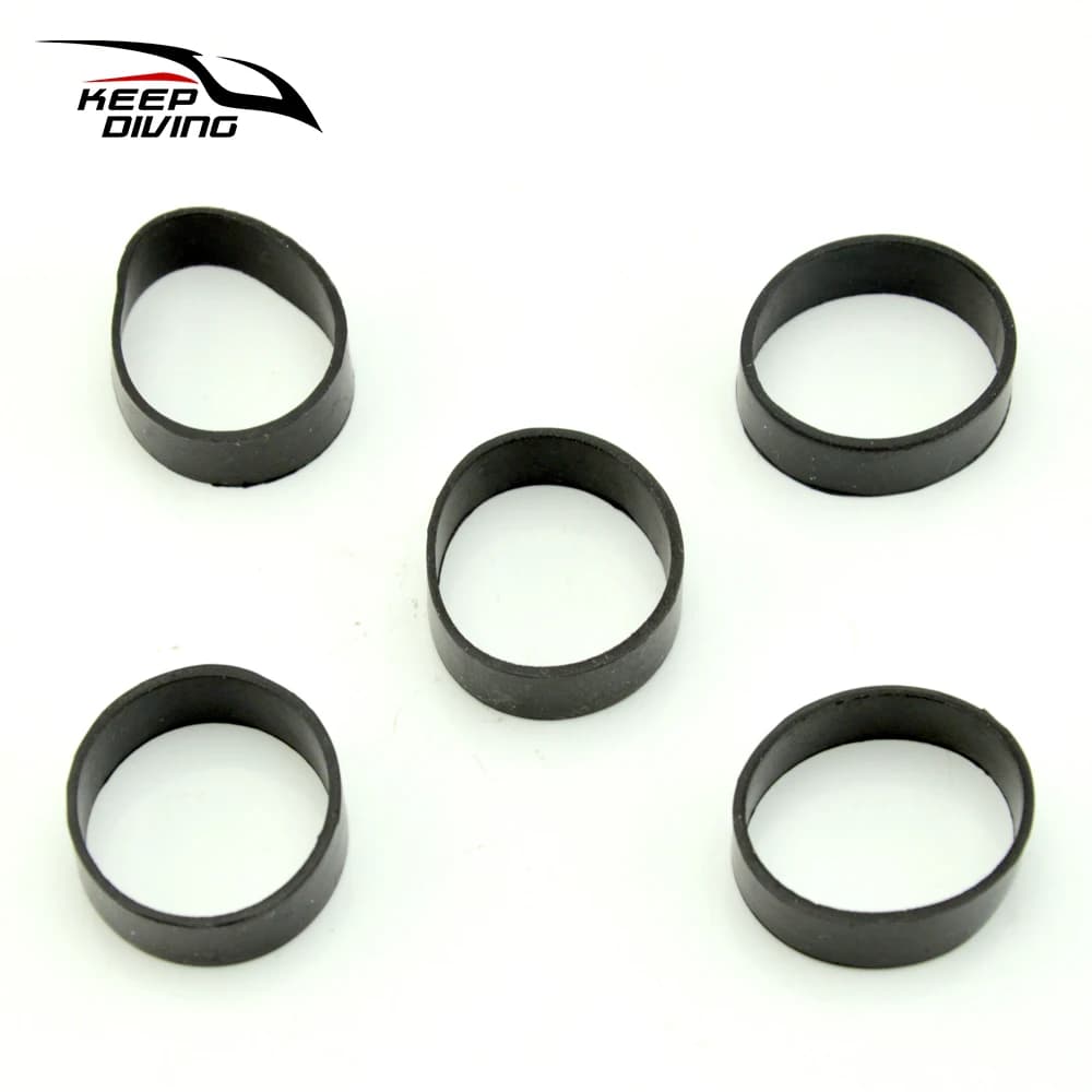5PCS KEEP DIVING Rubber fastener for 5CM Fabric weight belt 32MM Internal diameter Scuba Diving Ala Back Pad Accessories