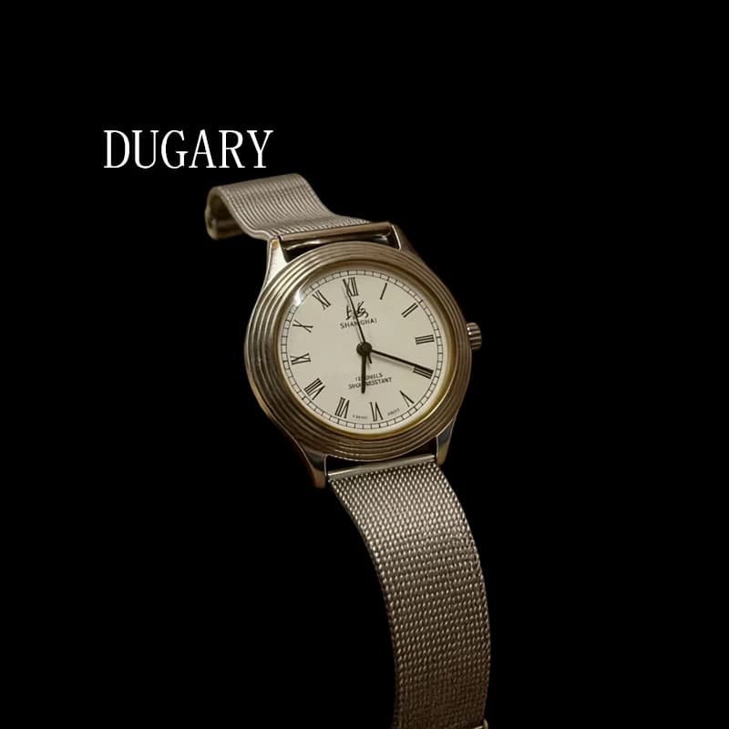 DUGARY Orologio meccanico manuale vintage cinese da uomo, orologio da polso Shanghai 39mm, Relogio Masculino antiurto con movimento 7130