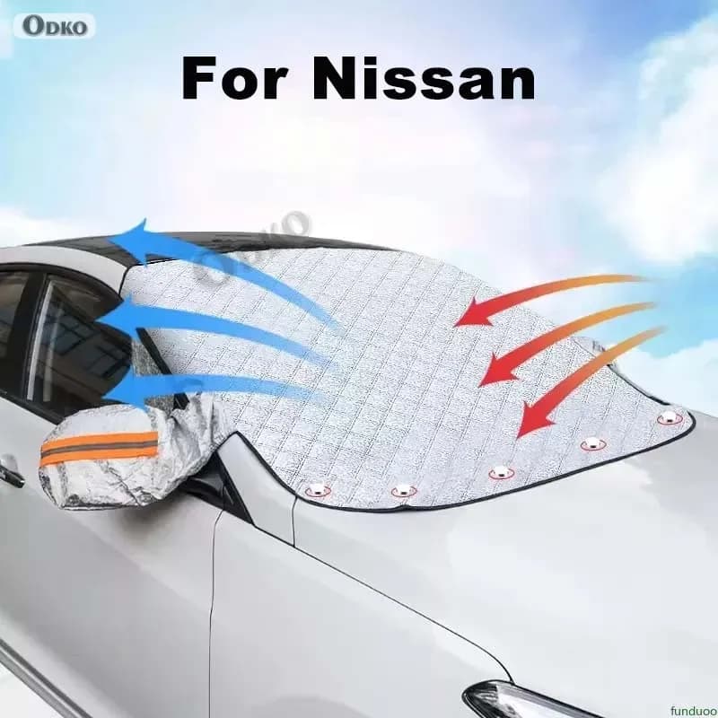 Per Nissan Qashqai J11 2014-2023 Tendine Parasole Magnetiche per Parabrezza Auto, Copertura Extra Spessa Anti Neve e Ghiaccio, Protezione Impermeabile
