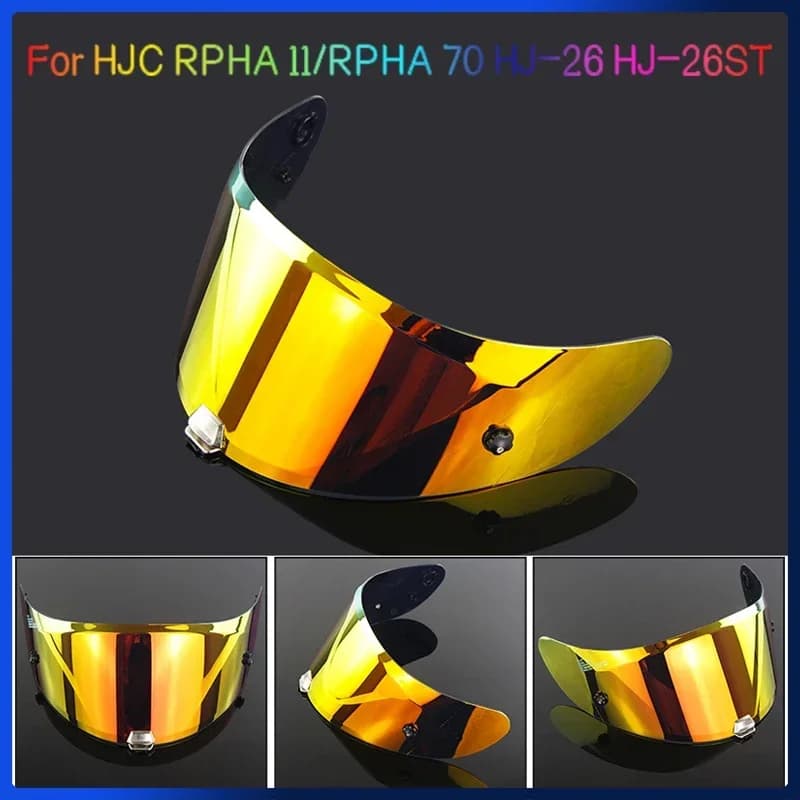 HJ-26 Casco Moto Visiera Lente Per HJC RPHA 11 RPHA 70 HJ-26 HJ-26ST Anti-UV Anti-Graffio Antipolvere Vento Scudo Parti di Moto
