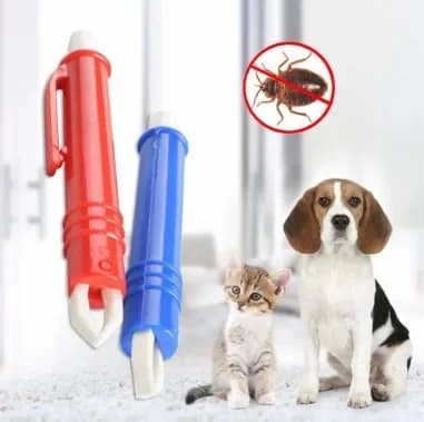 Tweezers Mite Anti Dog Ticks and Fleas Flea Tick Tweezers Clip Remover Rabbit Flea Removing Ticks Tool Hair Groom Pet Supplies
