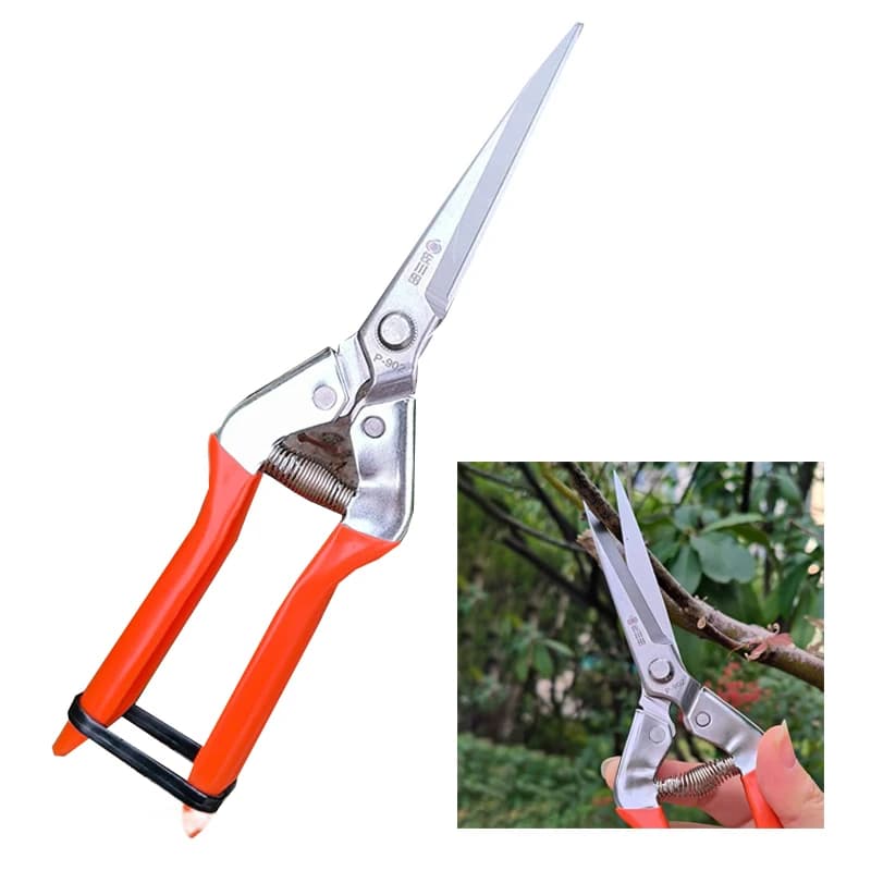 Garden Pruning Scissors Stainless Steel Non-slip Scissors Garden Shears For Home Use Professional Plant Pruning Tools