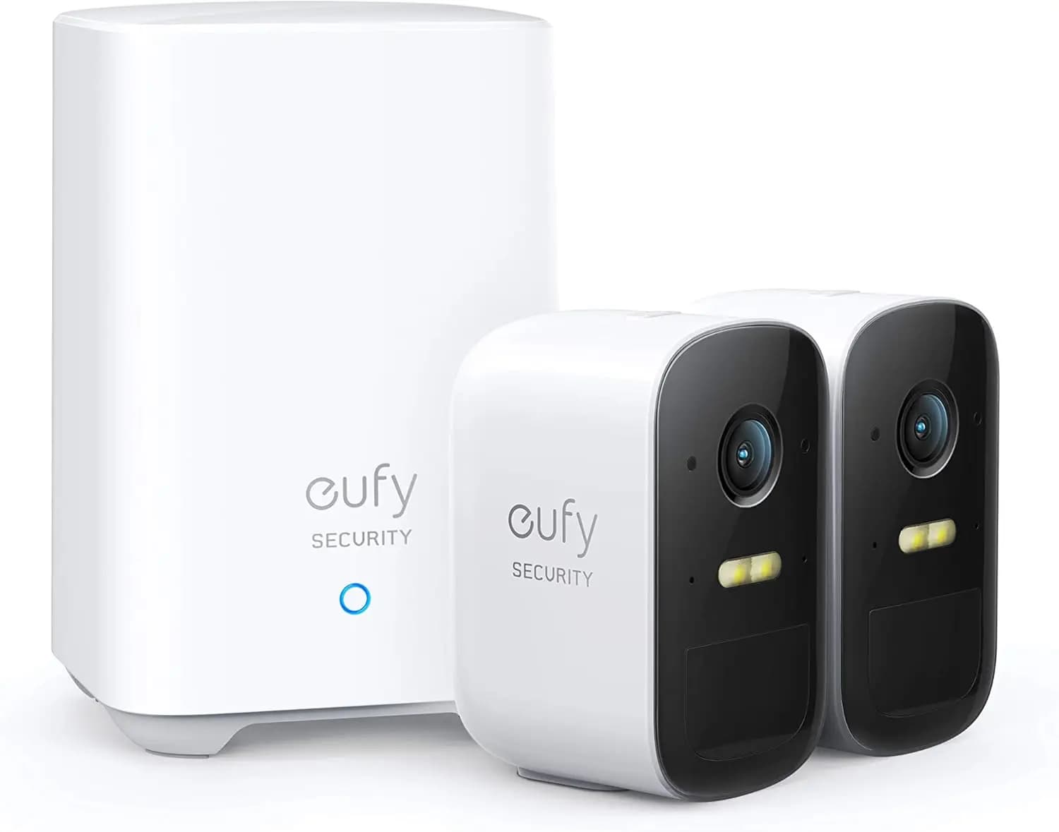 Kit telecamera di sicurezza wireless per esterni, 1080p HD, IP67, visione notturna, avvisi di movimento, nessun costo mensile
