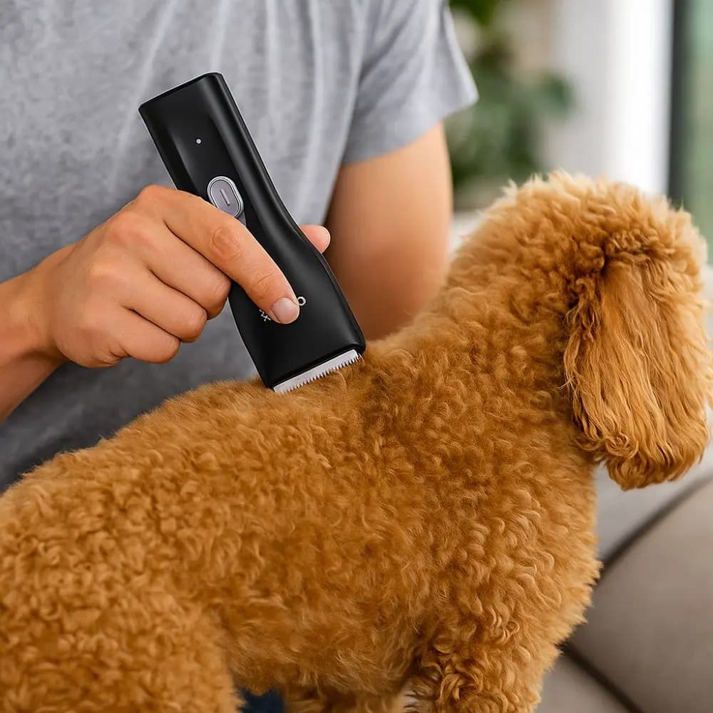 Tagliacapelli elettrico professionale per animali domestici Tagliacapelli per cani impermeabile silenzioso Tagliacapelli per gatti con ricarica USB per cani e gatti