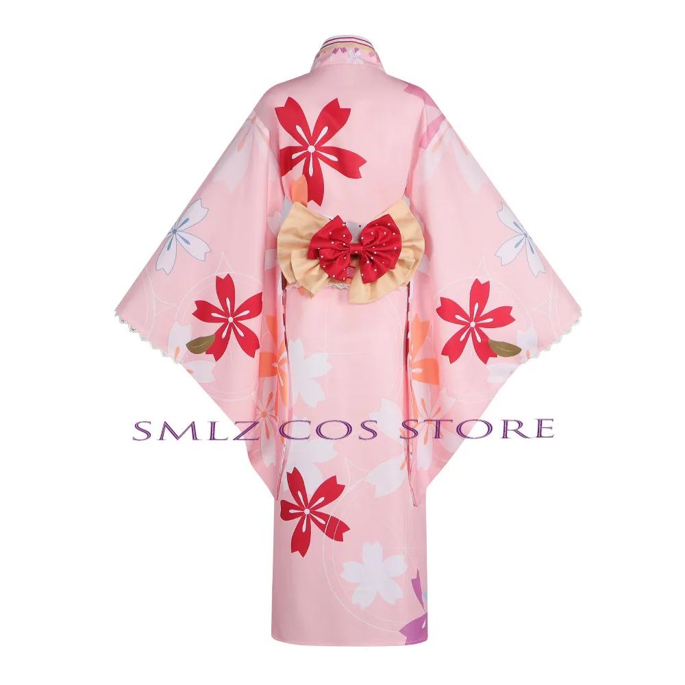 Anime Kaname Madoka Cosplay Puella Magi Madoka Magica 2026 Costume Kimono Dress Wig Outfit Suit Halloween Uniforms for Women