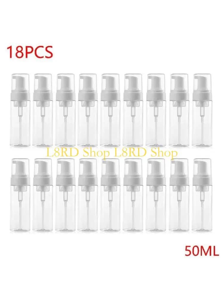 L8RD 18 pacchetto 50 per M L bottiglia distributore schiuma in plastica BPA BOBLE POMPA SPOAME SPOAME SPAMINATI