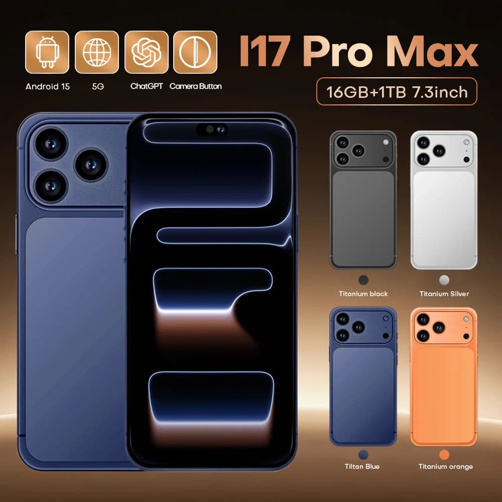 New Protective Film for Smartphone 2026 High Definition for i17 Pro Max, Cellular Accessories, 7.3 Inches, High Quality, Original Android