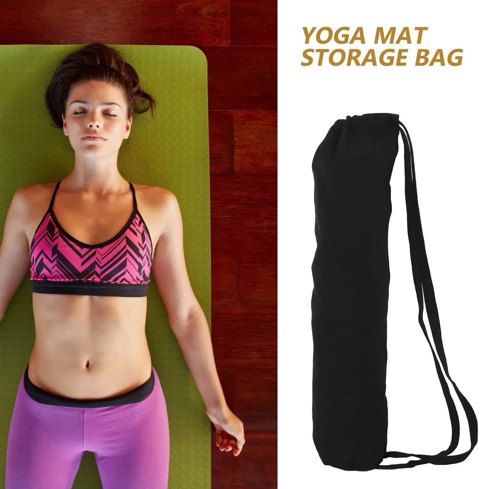 Borse tote da palestra per donna, borse a tracolla per fitness con tracolla per tappetino yoga, grandi, pieghevoli, da viaggio
