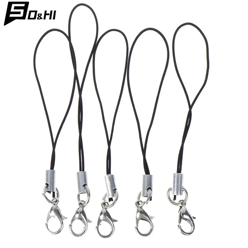 10 pezzi cordino da polso a mano cordino con impugnatura corta cinturino per cellulare per chiavetta USB porta Badge identificativo corda da appendere fai da te
