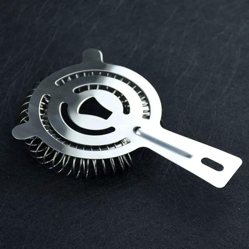 Filtro per Ghiaccio in Acciaio Inox, Rete per Ghiaccio per Shaker da Cocktail, Pratico per Baristi e Uso Specializzato