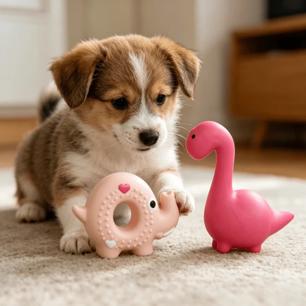 1 dog sound toy, tooth grinding toy, animal dog gnawing educational toy, soft and interesting, interactive puzzle toy, self-entertainment toy, suitable for small pets