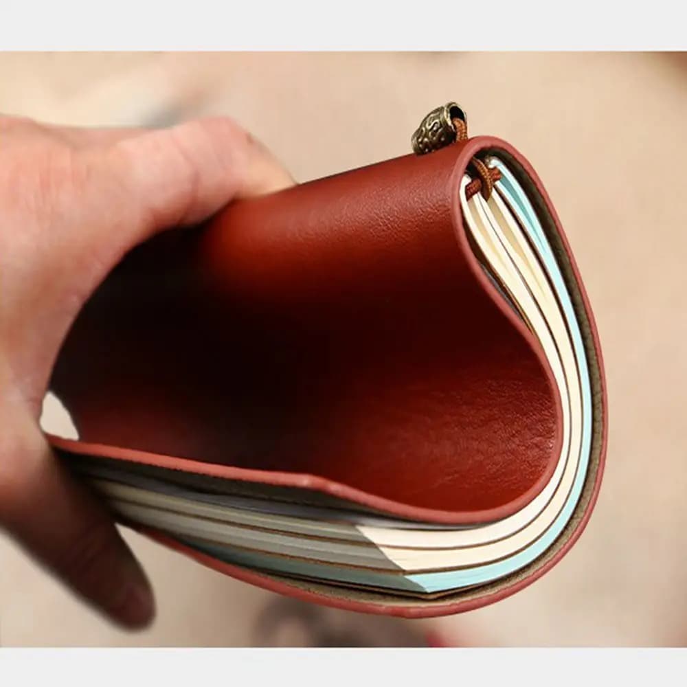 Office Stationery Gifts Handmade Cover School Supplies Diary Book Journal Booklet Leather Travel Book Daily Organizer Notebook