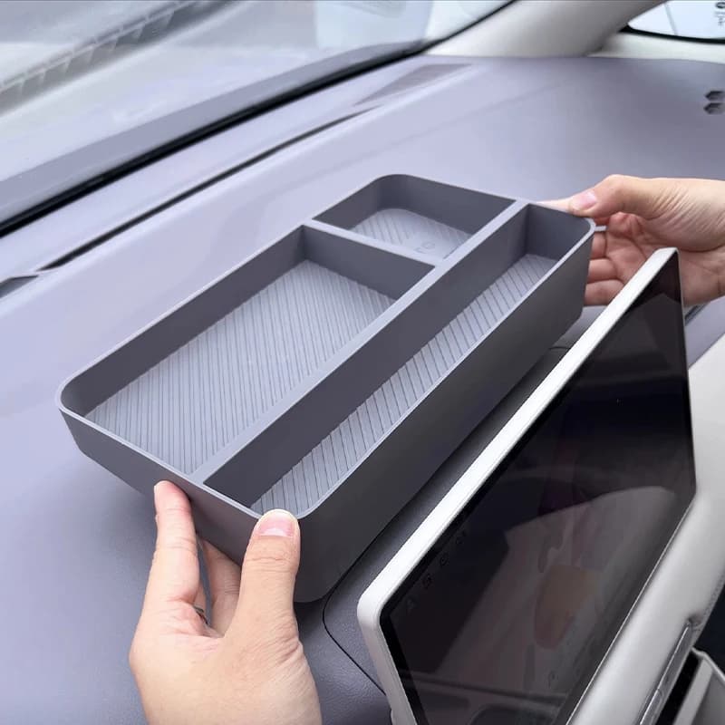 Contenitore portaoggetti posteriore per cruscotto MG4 2026, organizer interno personalizzato, accessori per l'aggiornamento dell'organizzazione dell'auto