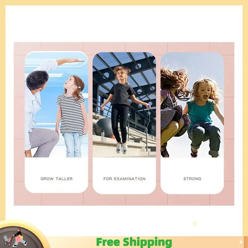 X08A Jumping Corda for Kids Jumping Corda for Jumping with Segmented Soft beads Fitness Jumping Corda for Kids, Men and Women Weight Loss