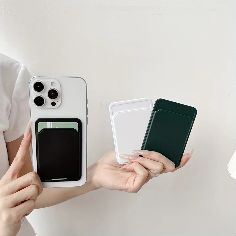 Luxury Leather Wallet for Women, Card Holder and Phone Compatible with Magsafe Magnetic Cases, Suitable for All iPhones