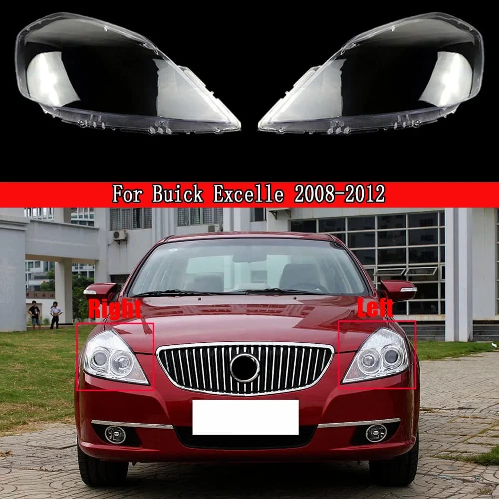 Car Replacement Front Head Auto Shell For Buick Excelle 2008 ~ 2012 Headlight Lens Headlamp Cover Transparent Lampshade