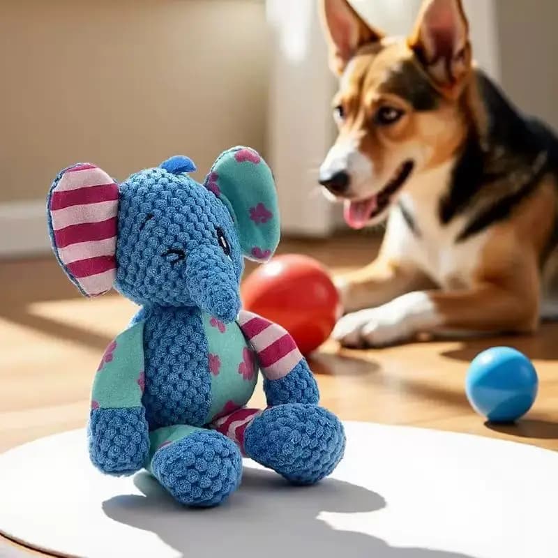 Giocattolo per cani, gatti, gatti, resistente ai morsi, digrignano i denti, peluche, giocattolo per animali domestici che fa il suono, divertimento autonomo, allevia la noia, strumento compagno, t per animali domestici