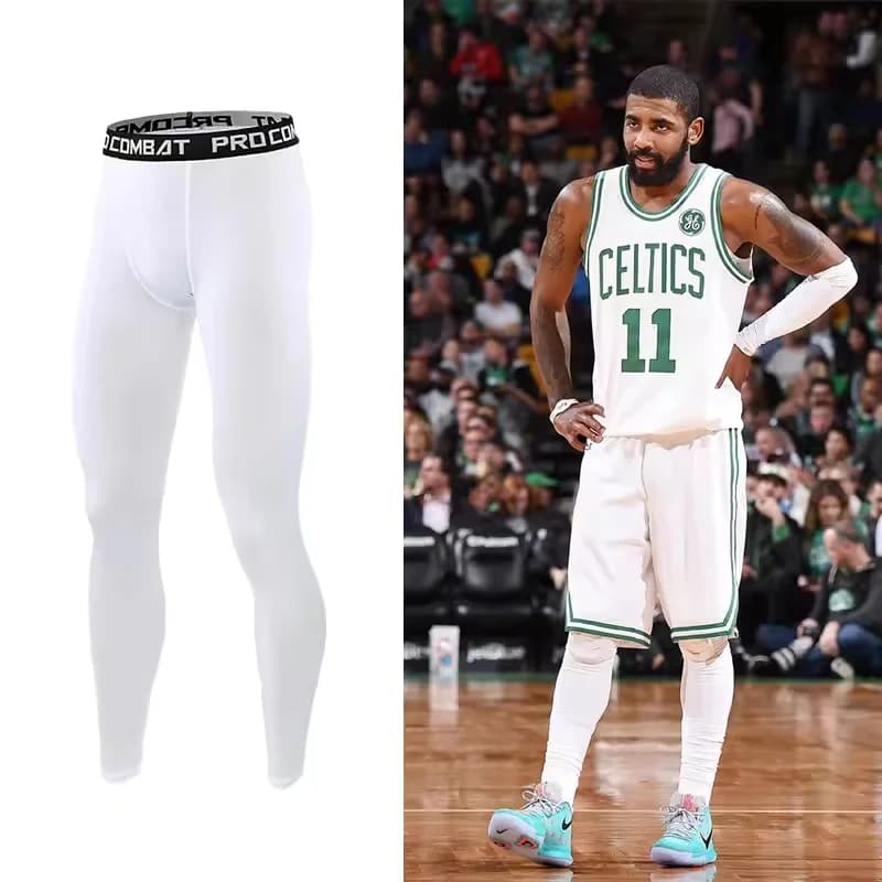 Leggings Sportivi da Uomo a Compressione, Pantaloni da Allenamento per Muscoli, Jogging, Yoga, Pantaloni da Ginnastica