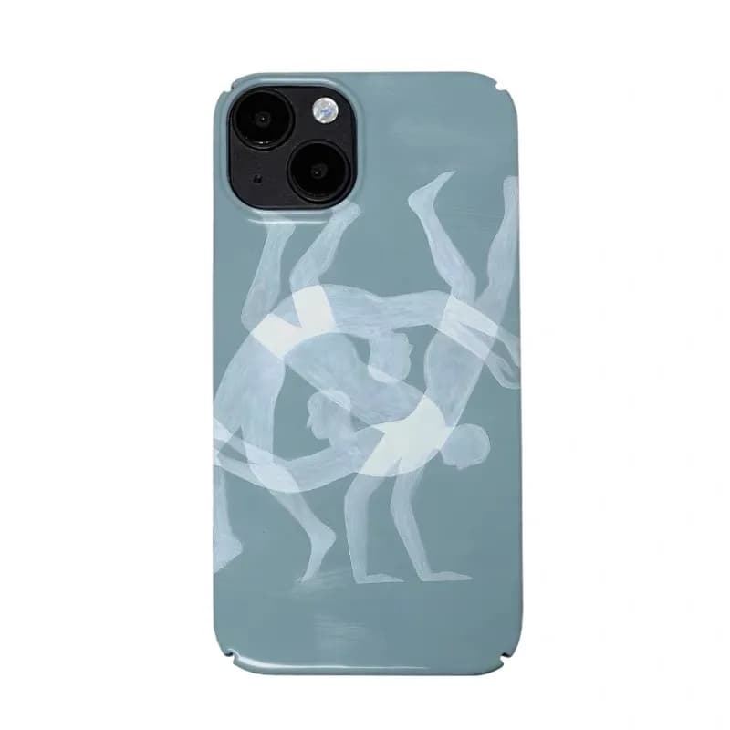 Custodia per telefono con personaggio Graffiti Green Shadow per IPHONE 17 Air 16E 15 PROMAX 14 Plus 13 12 MINI 11 16Plus XR Cover per telefono in acrilico