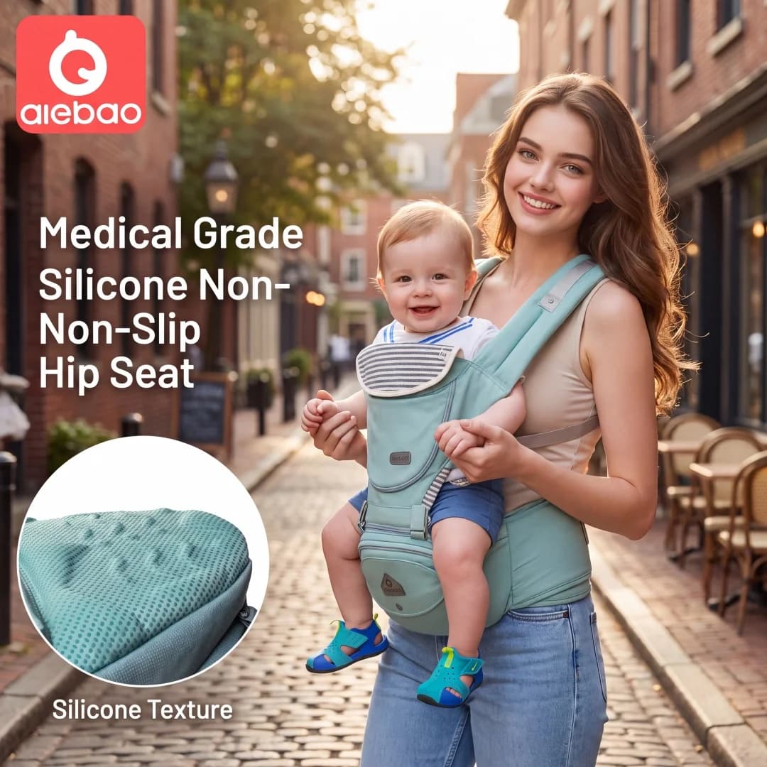 The baby waist stool is multi-functional and lightweight and can be used in all seasons. The front-carrying baby carrier is mult