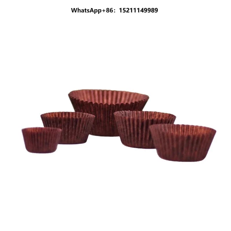 BROWN COLOR GREASEPROOF PAPER BAKE CUP /MUFFIN CUP / DISPOSABLE CUPCAKE LINER