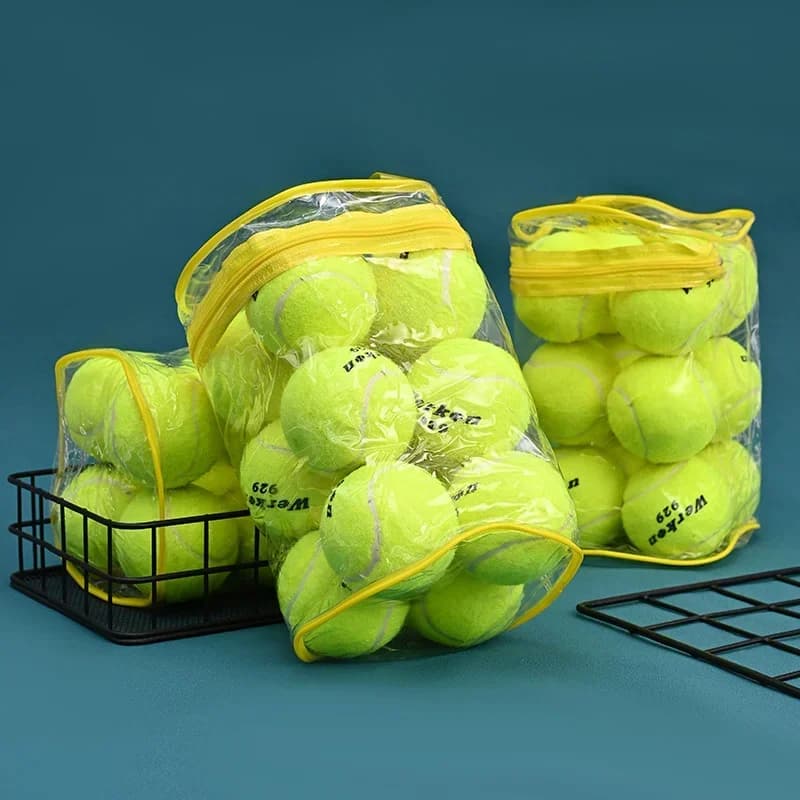 1pc palline da tennis palla da pratica alta elasticità cani da compagnia che giocano palline allenamento all'aperto competizione sportiva bola de tennis pratica